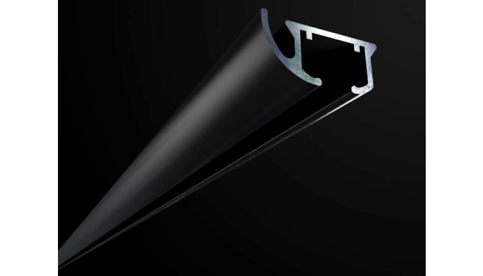 Szyna czarna aluminiowa pojedyncza, karnisz Creativa  ZD-200